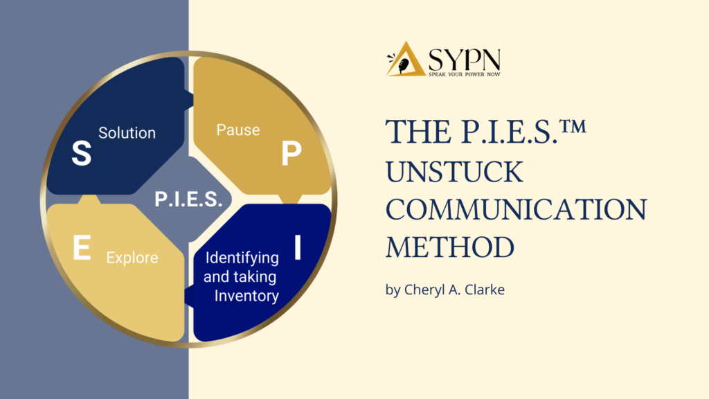 The P.I.E.S™ UNSTUCK Communication Method